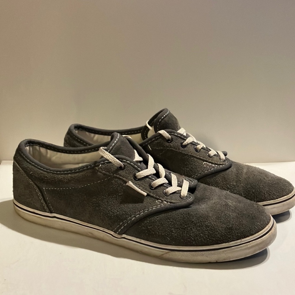 Vans Gray Suede Sneakers Classic Skate‎ Style
